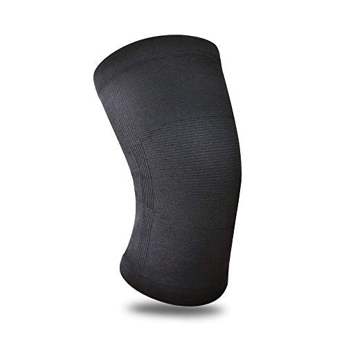 Bracoo Simple Knee Brace Compression Support Sleeve for Joint Pain, Arthritis Relief, Meniscus Tear, ACL, Injury Prevention, Muscle Recovery - Running, CrossFit, Weight Training, Cycling, Sport - KC90