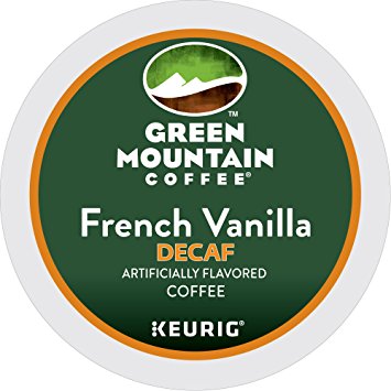 Green Mountain Coffee French Vanilla Decaf, Keurig K-Cups, 72 Count