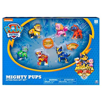 Paw Patrol 6046559 Mighty Pups Gift Set, Mixed Colours