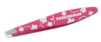 Tweezerman LTD Floral Mini Slant Tweezer Pink