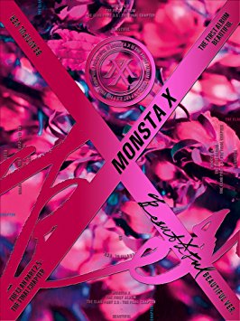 MONSTA X - BEAUTIFUL (Vol.1) – Beautiful [Main ver.] CD Post Photo Photocard 2 Official Folded Posters Extra Photocard Set
