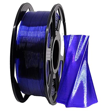 YOYI 3D Printer Filament,PETG Filament 1.75mm 2.2lbs(1kg) Spool, Dimensional Accuracy +/- 0.03 mm,100% Europe Raw Material (Transparent Violet)