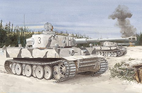 Dragon Models 1/35 Tiger I, Initial Production s.Pz.Abt.502 Leningrad Region 1942/3 Smart Kit