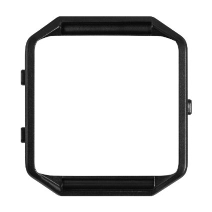 Fitbit Blaze Frame, No1seller Stainless Steel Replacement Metal Frame For Fitbit Blaze Smart Watch (Black )