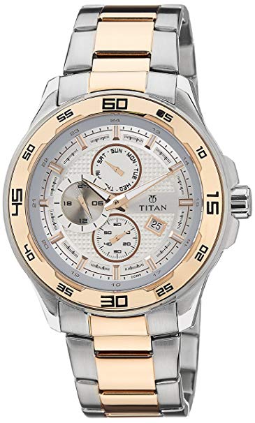 Titan Regalia Analog White Dial Men's Watch -NK90008KM01