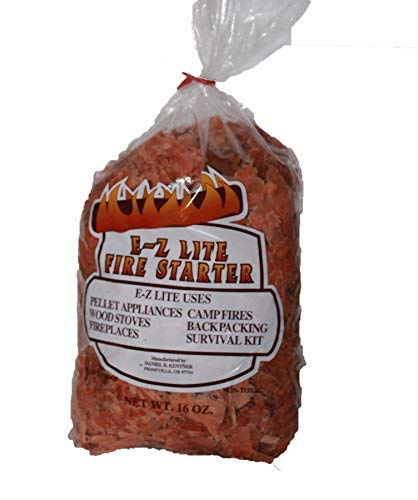 E-Z Lite Non-Toxic Fire Starter 16 oz bag (Pack of 4) Made in USA