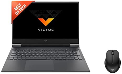 HP Victus Gaming Laptop (AMD R5 5000 Series/8GB RAM & 512GB SSD Storage/5500M Graphics) 430 Multi-Device Bluetooth Wireless Mouse with 4 Programmable Buttons/ 800 DPI - 4000 DPI/