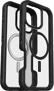 OtterBox iPhone 16 Pro Max Defender Series XT Clear Case - Dark Side Single Unit Ships in polybag