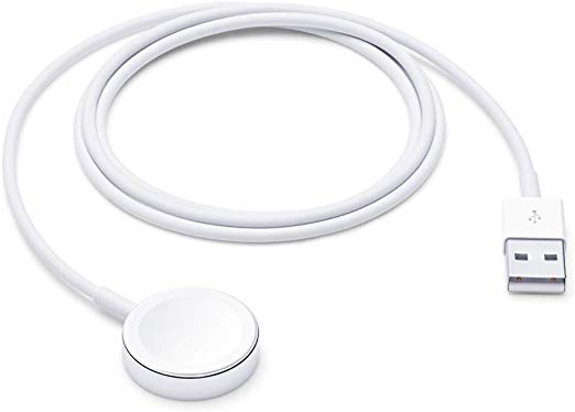Apple Watch Magnetic Charger Cable, 1M - White (Renewed)