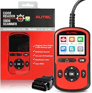 Autel OBD2 Scanner AutoLink AL549: 2024 Check Engine Code Reader ABS Diagnostic Tool, Universal Car Battery & Alternator Test, Upgrade Ver. of Autel AL519 MaxiLink ML519 OBDII CAN Diagnostic Scan Tool