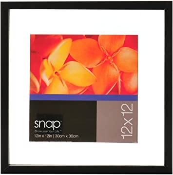 Snap 12x12 Black Float Frame for Floating Display of 10x10 Image