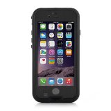 iPhone 6 Plus6s Plus Waterproof Case New VersionMerit Snowproof Dirtproof Shock-Resistant Protective Case Cover for iPhone 6 Plus6s Plus 55 inch Black