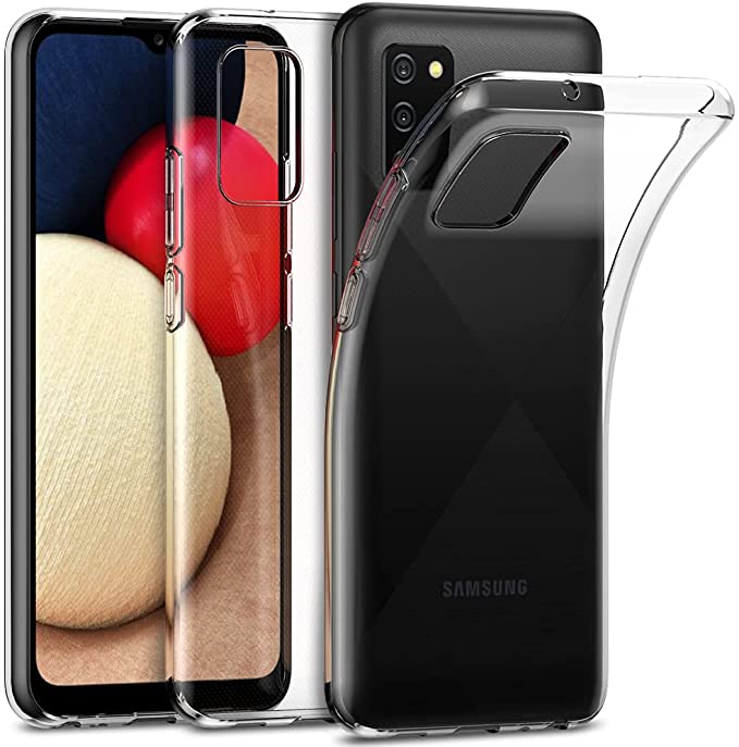 Samsung Galaxy A02S Case, Galaxy A02S Case, Raysmark Ultra [Slim Thin] Scratch Resistant TPU Rubber Soft Skin Silicone Protective Crystal Clear Case Cover for Samsung Galaxy A02S (Clear)