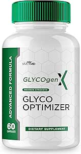 Glyco Optimizer GlycogenX Capsules Blood Support Formula, GlycoOptimizer Healthy Blood Advanced Formula Glycogen X Pills - Maximum Strength with Vitamin C Zinc Cinnamon Powder Reviews (60 Capsules)