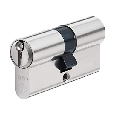 ABUS Y14 Double Cylinder with Additional Emergency and Hazard Function 5 Keys – Security Cylinder Lock with Security Card Included – Keyed, 30/30, 1