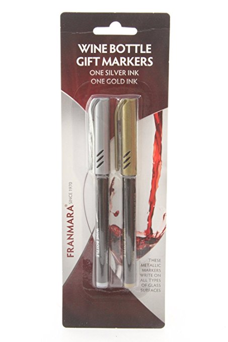 Franmara Wine Bottle Pen Markers - 2 per Pack