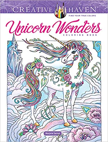 Creative Haven Unicorn Wonders Coloring Book (Creative Haven Coloring Books)
