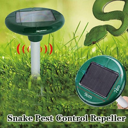 DR.OWL Mole Repeller Solar Powered Repel Mole Snakes, Rodent Sonic Repeller Pest Control, Waterproof(2 in 1 pack)