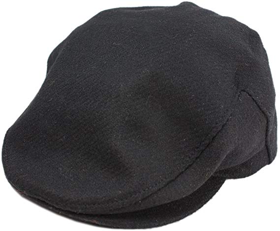 Biddy Murphy Irish Wool Cap 100% Irish Wool Cap Black Made in Ireland