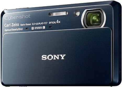 Sony DSC-TX7 10.2MP CMOS Digital Camera with 4x Zoom with Optical Steady Shot Image Stabilization and 3.5 inch Touch Screen LCD (Blue)