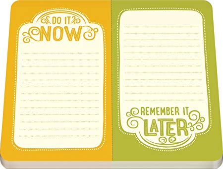 Studio Oh! Make-a-List Notepad, Now or Later