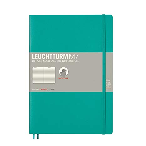 Leuchtturm 1917 notebook softcover Lined Composition (B5) emerald