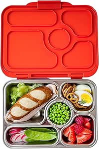 Yumbox Presto Leakproof Stainless Steel Leakproof Bento Box (Tango Orange)