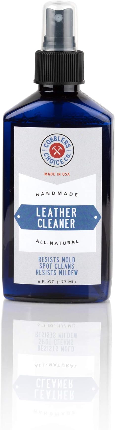 Leather Cleaner 100% Natural - Designed to Work on Fresh Stains, & Build-Up - Easy Spray Application