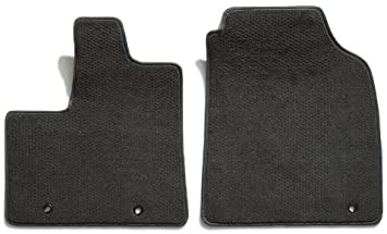 Premier Custom Fit 2-piece Front Carpet Floor Mats for Toyota Sienna - Premium Nylon, Smoke