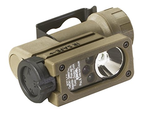 Streamlight 14104 Sidewinder Compact Tactical Flashlight with C4 LEDs and CR123A Lithium Battery, Coyote