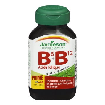 Jamieson Vitamin B6/B12 and Folic Acid