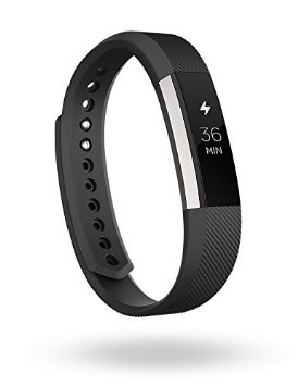 Fitbit Alta Fitness Tracker SilverBlack Large