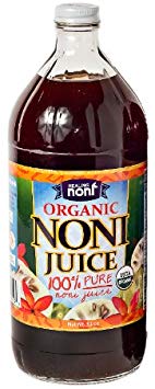Organic Hawaiian Noni Juice - 32 Ounce Glass Bottle