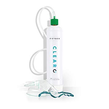 ClearO2 110L Pure Breathing Oxygen Can with Valve, Mask and Tube