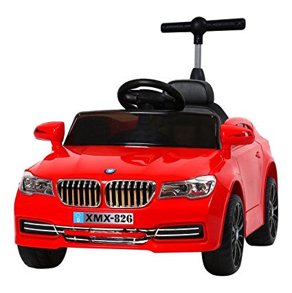 Ricco XMX826 "Red 2 Motors Kids MP3 Plus USB Player/Powered Wheels Ride-On RC Parental" Remote Car
