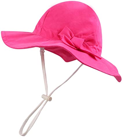 Baby Sun Hat Girls Floppy Bucket Hat Summer Toddler Outdoor Cap for Swim Beach