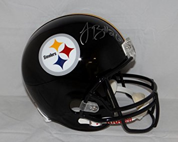 LeVeon Bell Autographed Pittsburgh Steelers Full Size Helmet- JSA Witnessed Auth