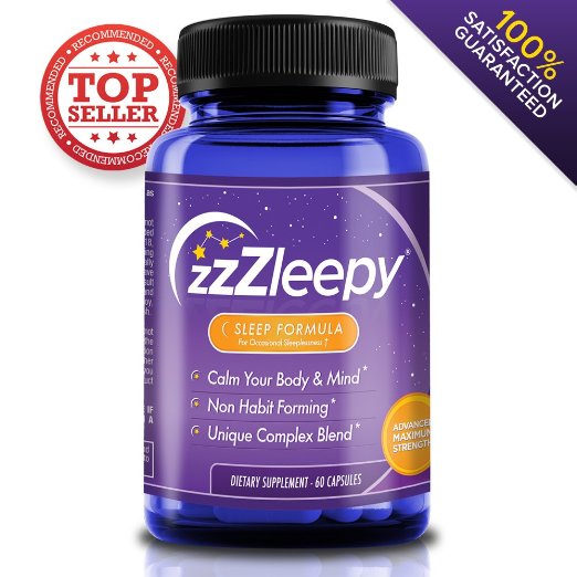#1 Best Recommended Sleeping Pills For Insomnia Relief | Relax & Fall Asleep Fast | 100% All-Natural Sleep Formula | Non-Habit Forming Sleeping Pill For Women & Men | Maximum Strength Aid For A Deep Sleep | Doctor Recommended | Safe & Effective | Eliminate Insomnia Today!