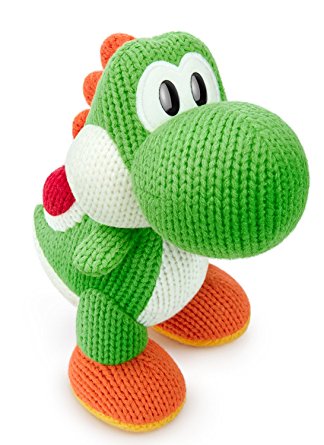 Green Yarn Big Yoshi Amiibo - Wii U (yoshi Woolly World) [Japan Import]