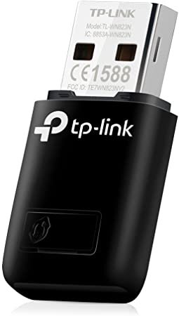 TP-Link TL-WN823N - Adaptador WiFi USB inalámbrico Compatible con Raspberry Pi, N 300 Mbps, MI-MO, WPS, Modo softAP