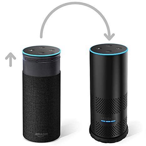 Mission Battery Shell for Amazon Echo 2nd Generation (Make Your Echo Portable), Black