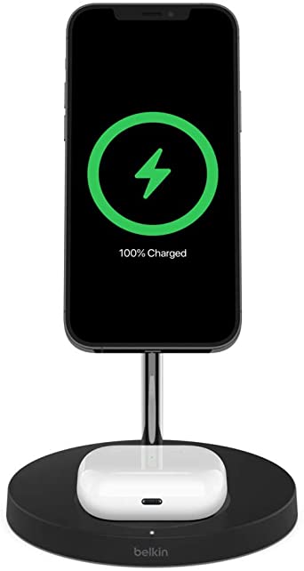 Belkin WIZ010auBK​ Boost↑Charge™ PRO MAGSAFE 2-in-1 Wireless Charger Black