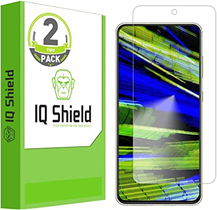 IQ Shield Screen Protector Compatible with Samsung Galaxy S21 FE 5G (2-Pack) Anti-Bubble Clear Film