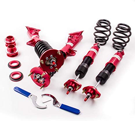 maXpeedingrods Coilovers with 24-Way Adjustable Damper for BMW 3 Series E36 318i 318is 318ic 323i 323ic 323is 328i 328is 328ic M3 (1992-1999)
