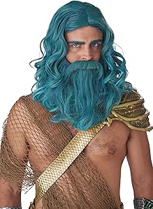 California Costumes Ocean King Wig and Beard Set Standard