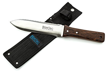 Hori Hori Knife: BlizeTec Multipurpose Gardening Digging Tool Kit