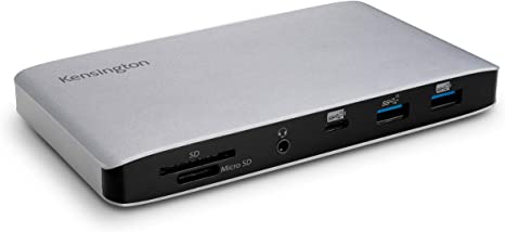 Kensington SD2500T Thunderbolt 3 Docking Station; Dual 4K, 60W Power Delivery; Mac and Windows; USB-C Compatible (K36400NA)