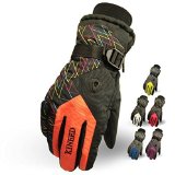 Sportown Ski Gloves for Men and Women Waterproof  Thinsulate Lined Cuffed Ski Gloves Winter Gloves