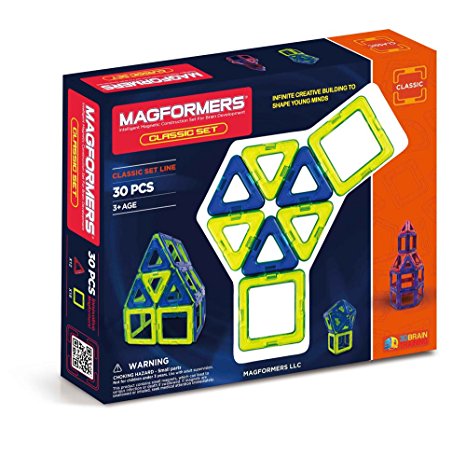 Magformers Classic Set colors may vary (30-pieces)