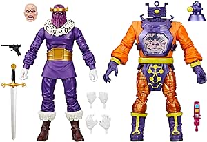 Marvel Legends Series Baron Zemo and Arnim Zola, Captain America Villains Comics Collectible 6-Inch Action Figures (Amazon Exclusive)